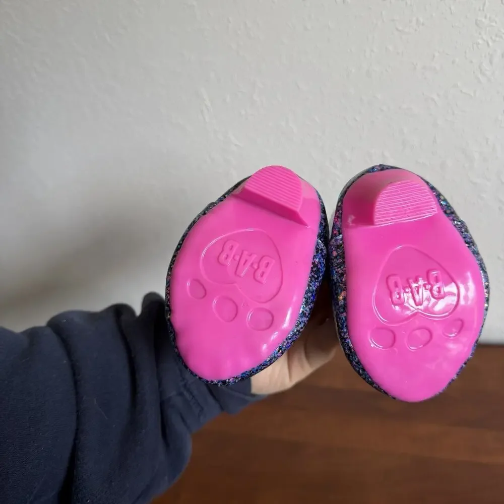 Build A Bear Pink Purple Glitter Honey High Heel Boots Shoes 2022 For Plush Toy